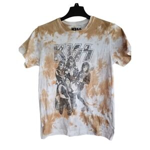 KISS‎ Tie Dyed Women's Size Small Tee Shirt